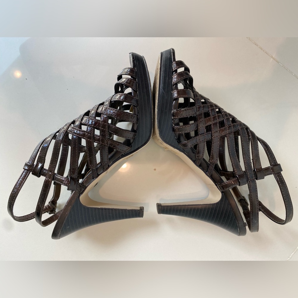 Madden Girl Strap heel bronze size 9